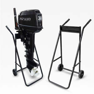 Boat Covers: Outboard Motor Trolley Stand Transport Suits Up To 30Hp Engine Carrier Stand