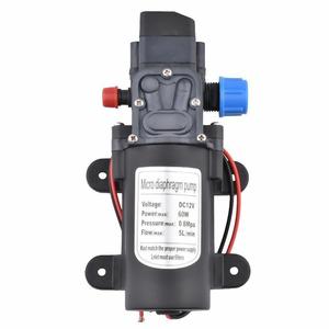 Pumps Tanks: 60W 12V 80PSI Water Pump High Pressure 5L/Min Self-Priming Caravan Camping Boat
