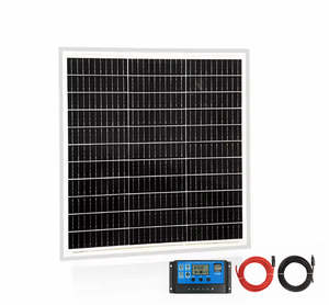 Solar Panels Accessories: 60W Solar Panel + 30A CONTROLLER + 10M Solar Extension Cable