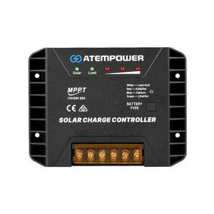 Solar Panels Accessories: Atem Power 20A MPPT Solar Charge Controller Solar Panel Battery Regulator