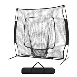 213x213cm Baseball Backstop Softball Practice Net with Carry Bag