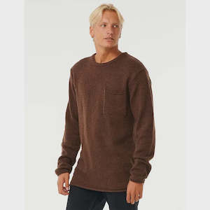 Fleece: NEPS CREW - CHOCOLATE