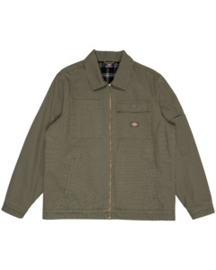 Jackets: EISENHOWER UTILITY CANVAS - DARK KHAKI