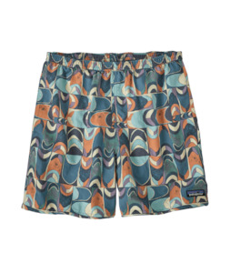 M's Baggies Shorts - 5 in. - Swallowtail Geo: Still Blue
