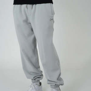 BASIC SCRIPT SUPERFLEECE TRACKPANTS - Light Grey