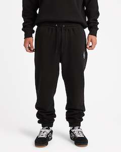 Pants: VOLOGO FLEECE PANT - BLACK