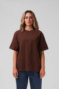 Tees 1: OS Sanded Tee - Chocolate