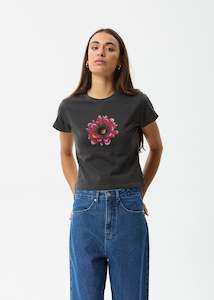 Keyhole - Baby Tee - Stone Black
