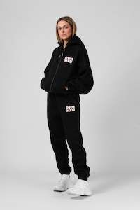 Zip Thru Hood - Black