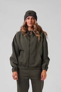Fleece 1: Binate Zip Thru - Dusty Olive