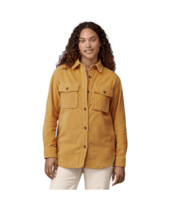 W's Corduroy Overshirt Jkt - Beeswax Tan