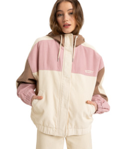 Womens Jackets: STRIKE A CORD JACKET - PARCHMENT