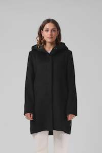 Womens Jackets: Milford Overcoat 24 - Black