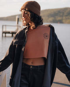 Womens Jackets: SO STOKED SHIRT - BLACK SANDS