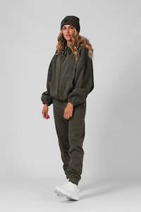 Binate Track Pant - Dusty Olive