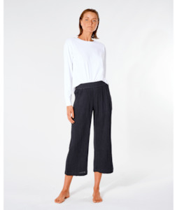 Womens Pants: PREMIUM SURF BEACH PANT - BLACK