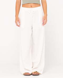 Womens Pants: ALANNAH LOUNGE PANT - WHITE