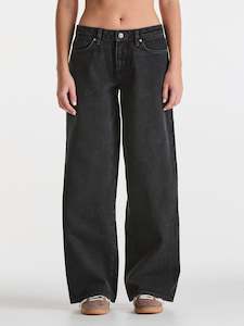 Womens Bottoms: LOW FARRAH - BLACK WONDER