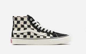 Shoes: SK8-HI 38 DECON VR3 SF DIY CHECKERBOARD MARSHMALLOW/BLACK