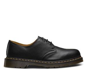 1461 3 EYE SHOE BLACK SMOOTH