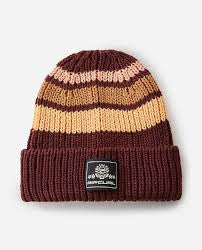 Beanies: MIXED REVIVAL SKULL BEANIE - PLUM