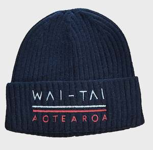 Beanies: Wai-Tai Tohu Fisherman Beanie _ Black
