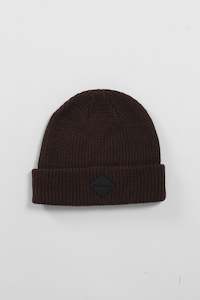 Beanies: Knitta Beanie - Black Coffee
