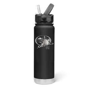 Drink Bottles: 750ml Insulated Sports Bottle - Black