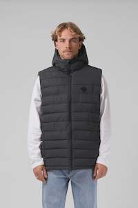 Mens Vests: Hooded Hike Vest - Slate