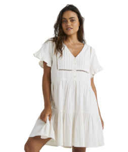 Womens Dresses: CAMDEN DRESS-SALT CRYSTAL