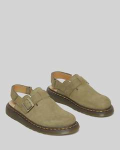 JORGE II SLING BACK SHOE MUTED OLIVE TUMBLED NUBUCK