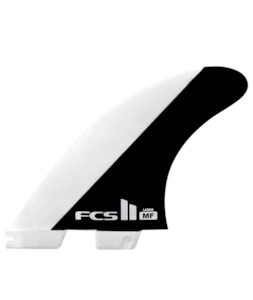 FCS II Mick Fanning PC Black/White Medium Tri Fins