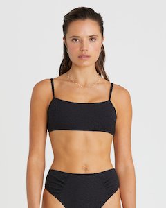 Swimwear: Panther Ruby Top - Black