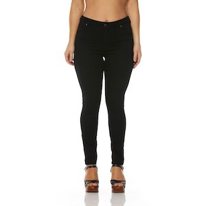 Womens Jeans: MID PINS SUPER SONIC