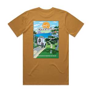 Salt Air Gear: Salt Air X Mata T- Shirt 2.0 - Camel