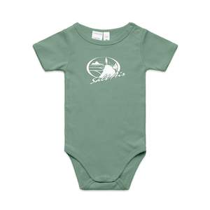 Salt Air Gear: Organic Infant One-Piece - Sage - OG Puff