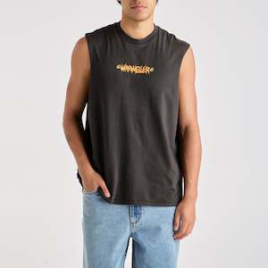 FOSSIL MUSCLE TEE WORN BLACK