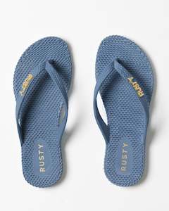 Jandals: FLIP OUT THONG - ELEMENTAL BLUE