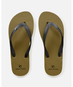 BRAND LOGO BLOOM OPEN TOE - OLIVE