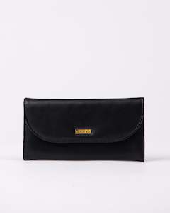 EVE FLAP WALLET - BLACK
