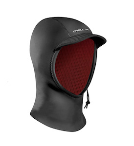 Surf Hoods: HYPERFREAK FIRE HOOD 1.5MM - 002 Black