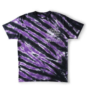 DC X SABBATH TIE DYE SS - Black/ Purple Tiedye