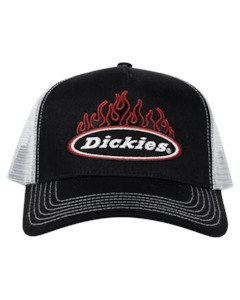 Dickies: Fire Boy Trucker Cap - BLACK WHITE