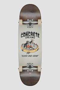 KIDS SOFTIE MID - DARK MAPLE/CONCRETE DREAMS