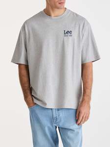 FADE AWAY BAGGY TEE GREY MARLE