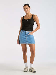 Lee: RELAXED MINI SKIRT BROOKLYN BLUE