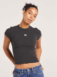 ESSENTIAL RIB TEE TIMELESS BLACK