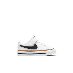 Nike Sb: Nike Court Legacy - WHITE/BLACK-DESERT OCHRE-GUM LIGHT BROWN
