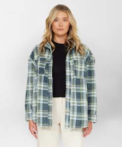 Oneill: RUNE WOVEN TOP - SLB SILVER BLUE