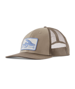 Patagonia: Flying Fish LoPro Trucker Hat - Flying Fish Fork: Marlow Brown